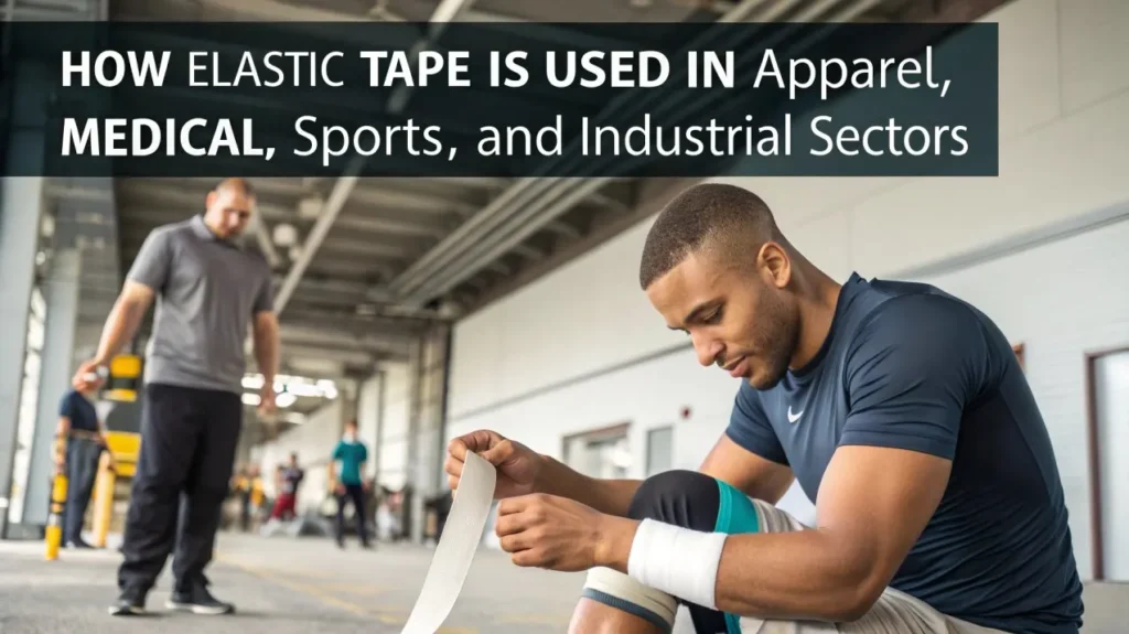 How Elastic Tape is Used in Apparel, Medical, Sports, and Industrial Sectors