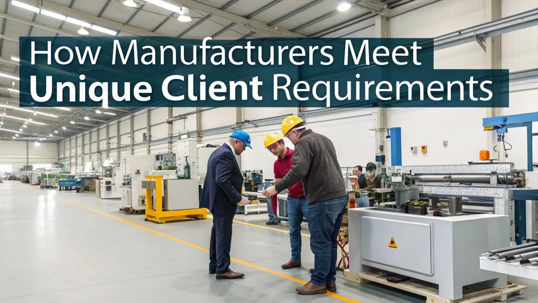 How Manufacturers Meet Unique Client Requirements