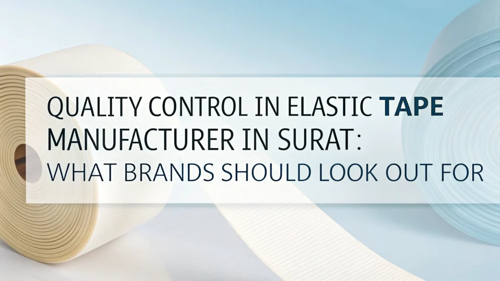 Quality Control in Elastic Tape Manufacturer in Surat: What Brands Should Look Out For