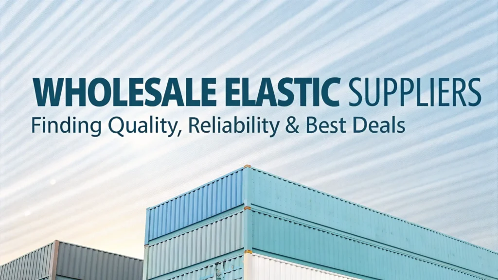 Wholesale Elastic Suppliers - Finding Quality, Reliability & Best Deals