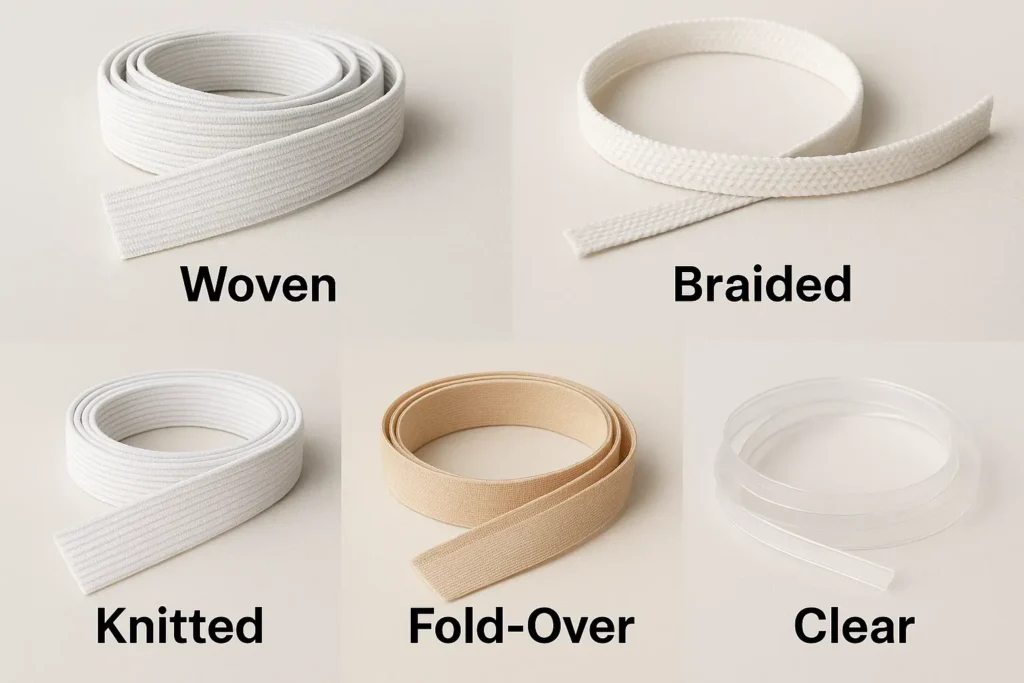 Different types of elastic used in fashion and textile manufacturing wholesale elastic suppliers