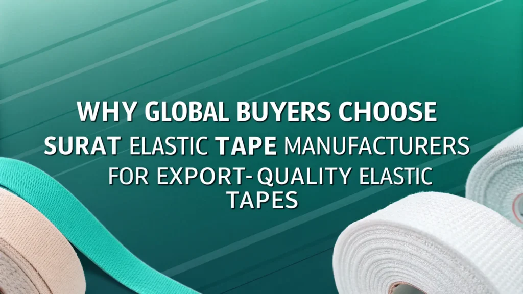 Why Global Buyers Choose Surat Elastic Tape Manufacturers for Export-Quality Elastic Tapes
