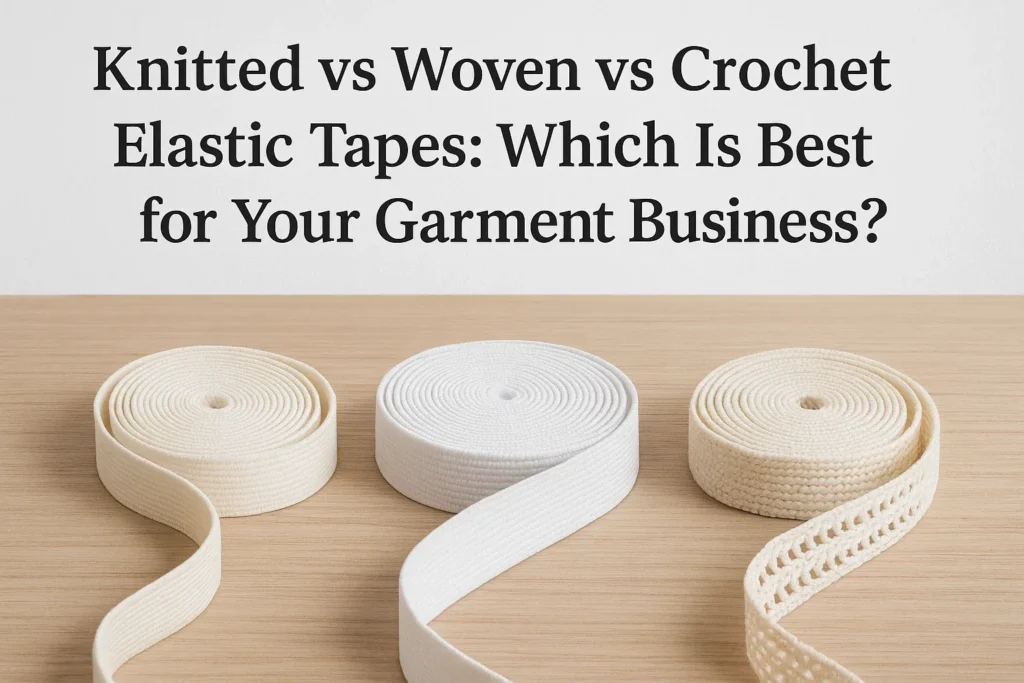 Knitted vs Woven vs Crochet Elastic Tapes: Which Is Best for Your Garment Business?